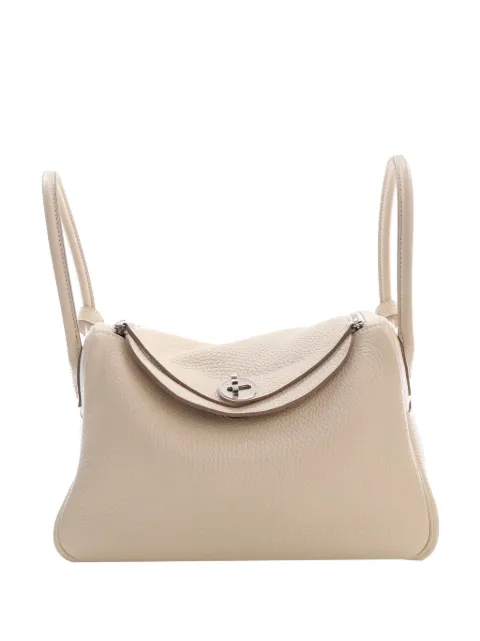 Hermès Pre-Owned 2021 Clemence Lindy 26 satchel