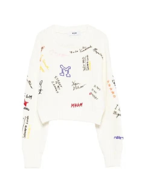 MSGM Kids cropped sweater