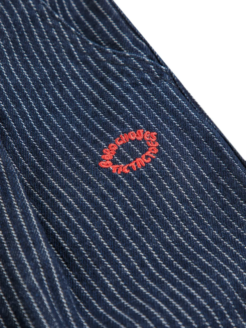 Bobo Choses Plooibroek met krijtstreep Blauw