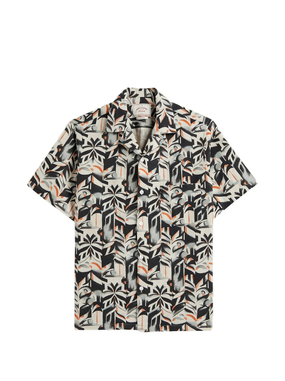 Portuguese Flannel abstract-print short-sleeve shirt