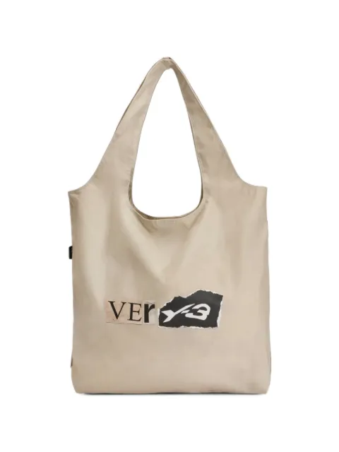 Y-3 Graphic logo-print tote bag