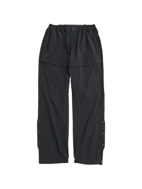 CayL vented drawstring-cuff trousers