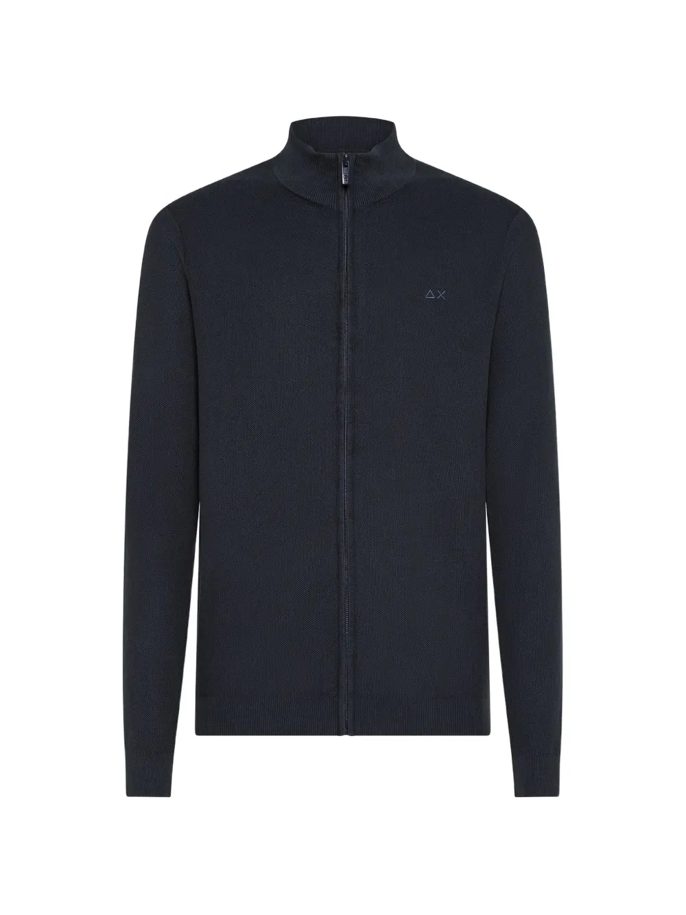 Sun68 zip-up knitted sweater - Blu
