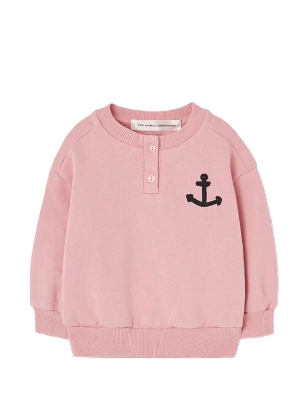 The Animals Observatory Puma anchor-print sweatshirt - Pink