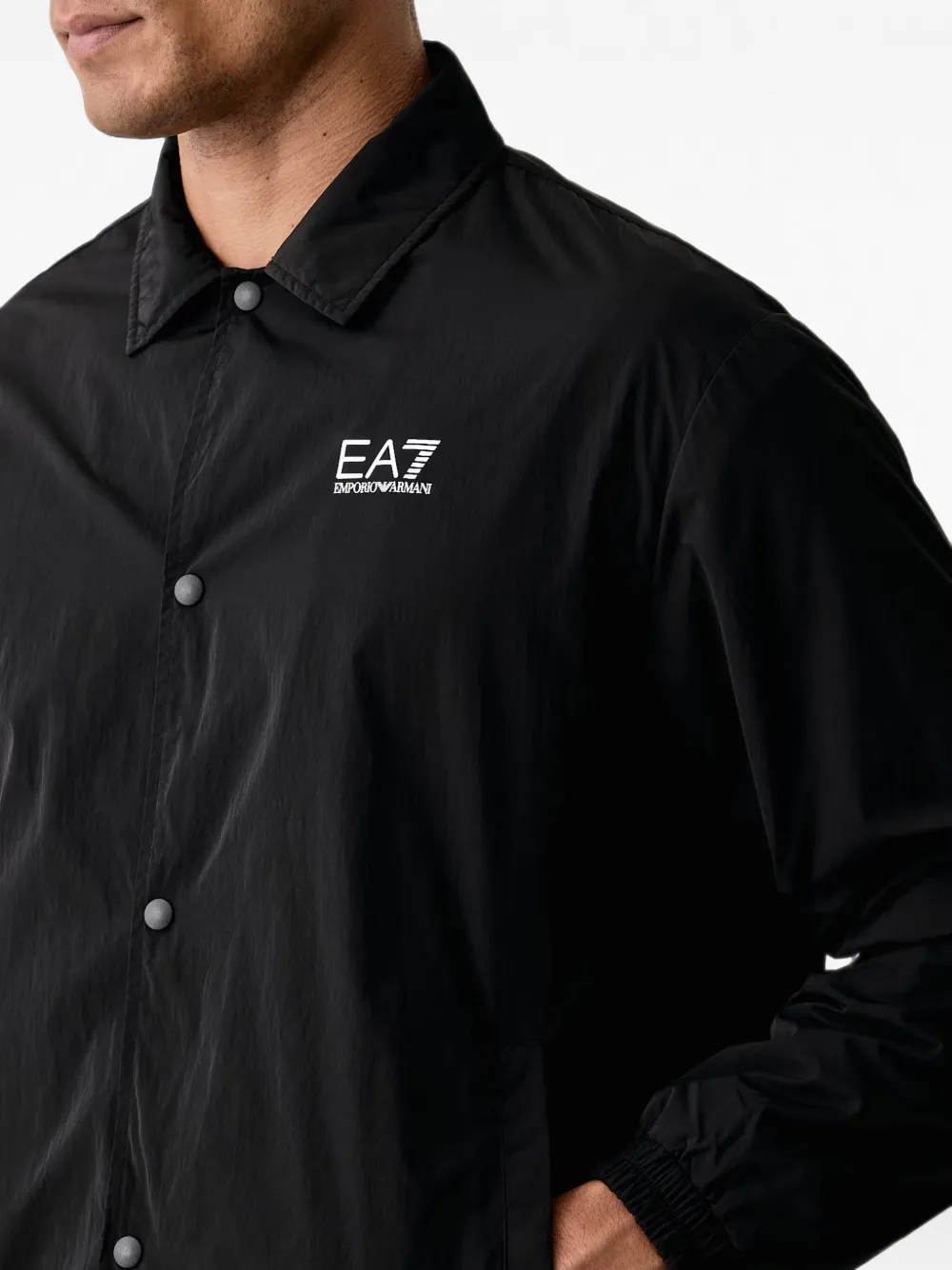 Ea7 Emporio Armani Portemonnee met logoprint Zwart