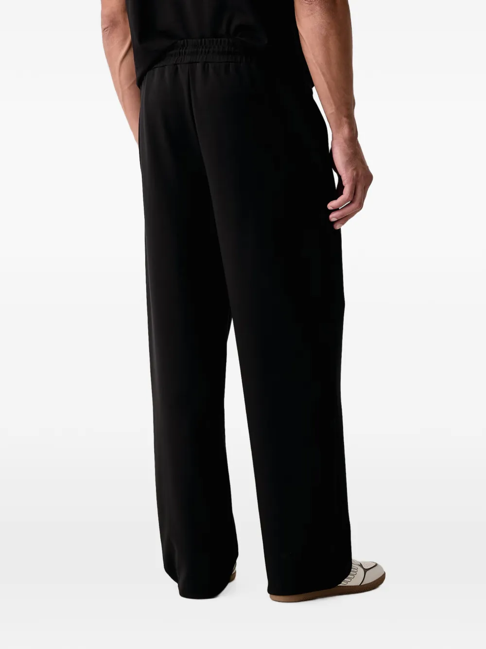 Ea7 Emporio Armani Trainingsbroek met logopatch Zwart