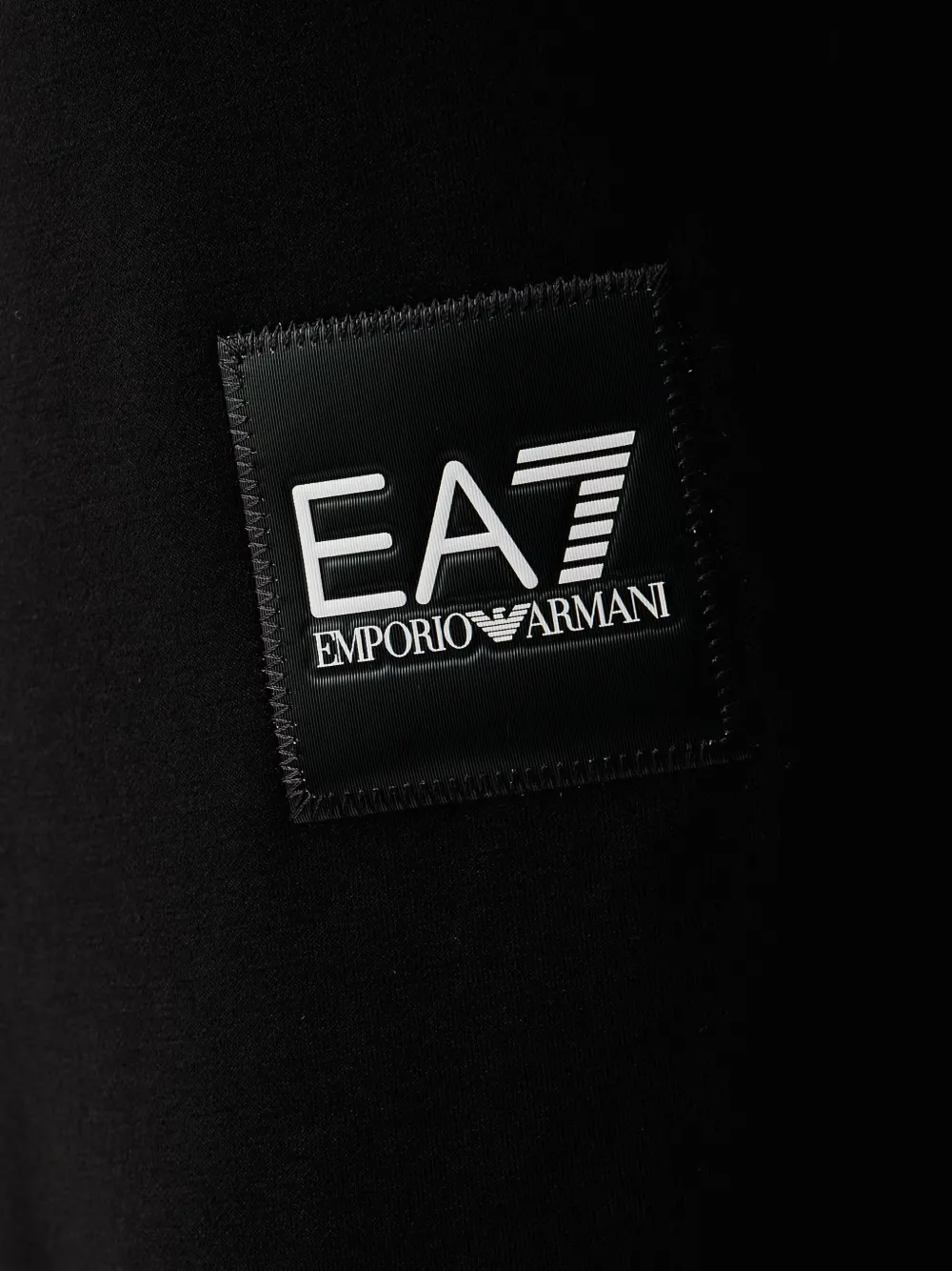 Ea7 Emporio Armani Trainingsbroek met logopatch Zwart