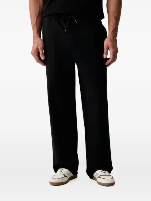 Ea7 Emporio Armani logo-patch drawstring track pants