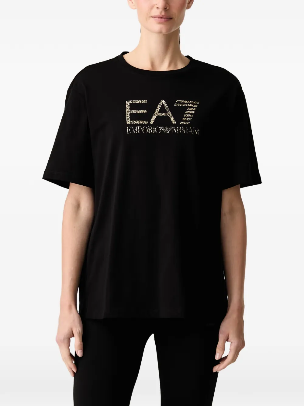 Ea7 Emporio Armani logo-print T-shirt