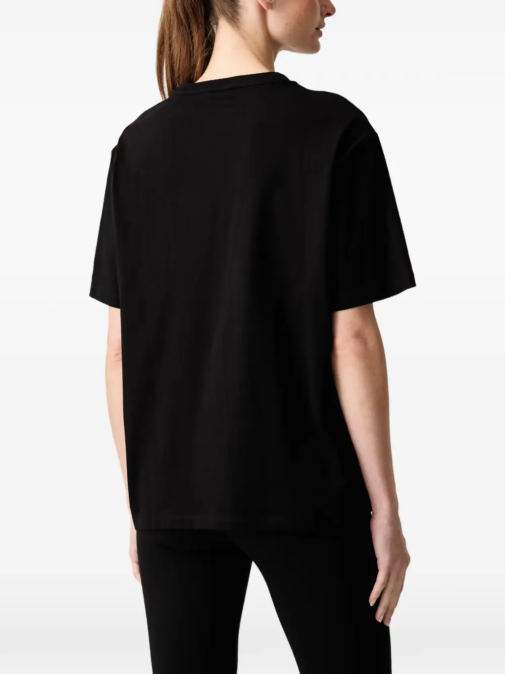 Ea7 Emporio Armani T-shirt met logoprint Zwart