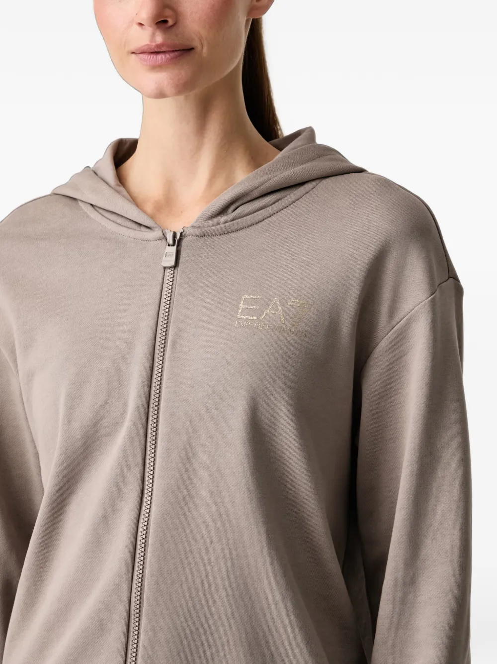 Ea7 Emporio Armani Trainingspak met logoprint Beige