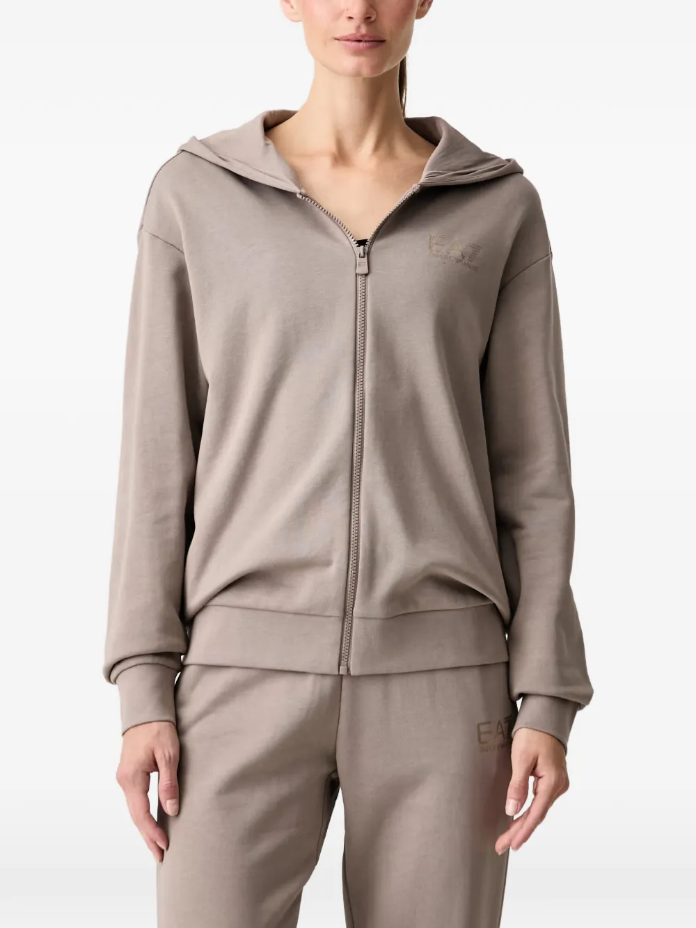 Ea7 Emporio Armani logo-print tracksuit set