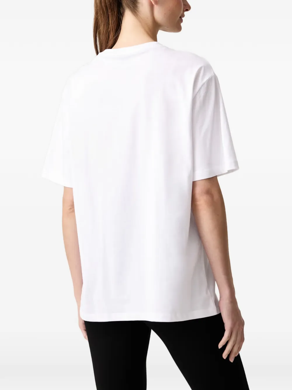 Ea7 Emporio Armani T-shirt met logoprint Wit