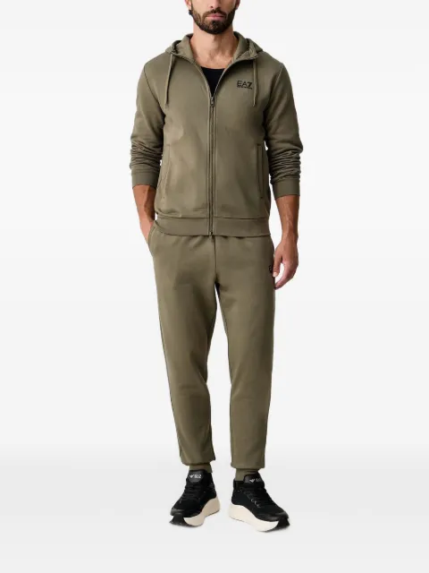 Ea7 Emporio Armani survêtement zippé à logo imprimé