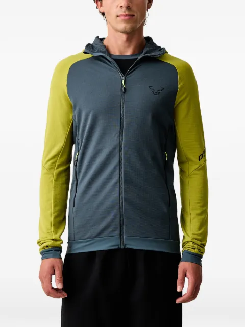 DYNAFIT logo-print zip-up hoodie