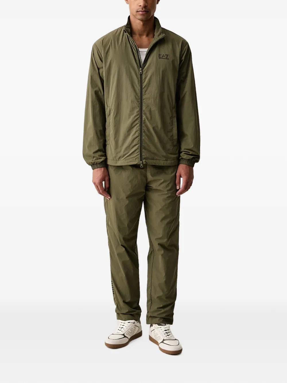 Ea7 Emporio Armani Tweedelig Core Identity performance-trainingspak Groen