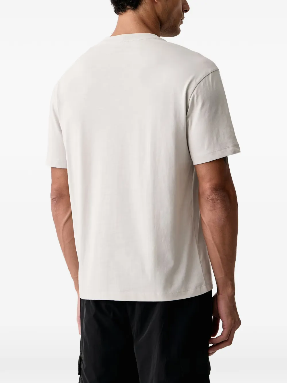 Ea7 Emporio Armani T-shirt met logopatch Grijs