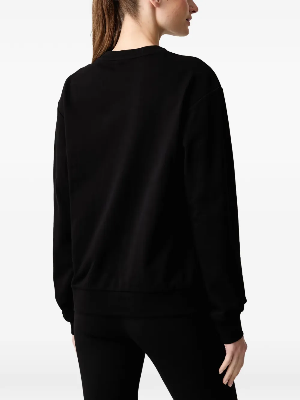 Ea7 Emporio Armani Sweater met logoprint Zwart