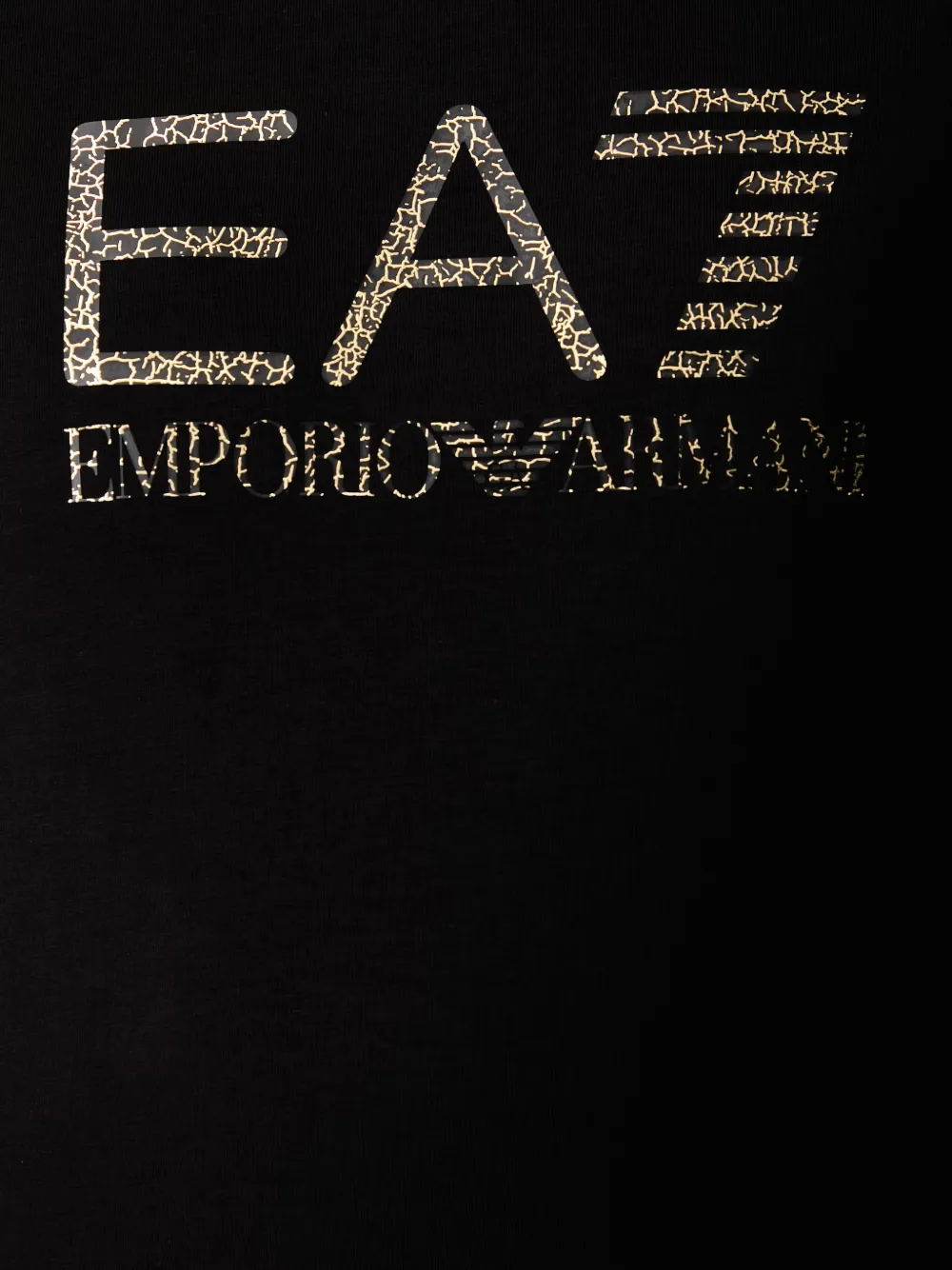 Ea7 Emporio Armani T-shirt met logoprint Zwart
