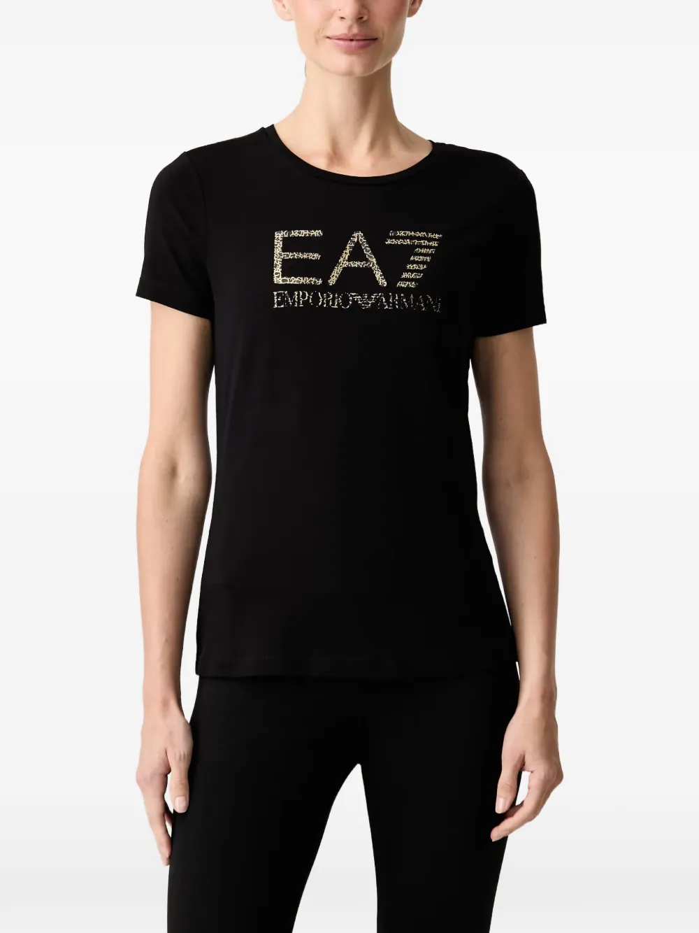 Ea7 Emporio Armani logo-print short-sleeve T-shirt
