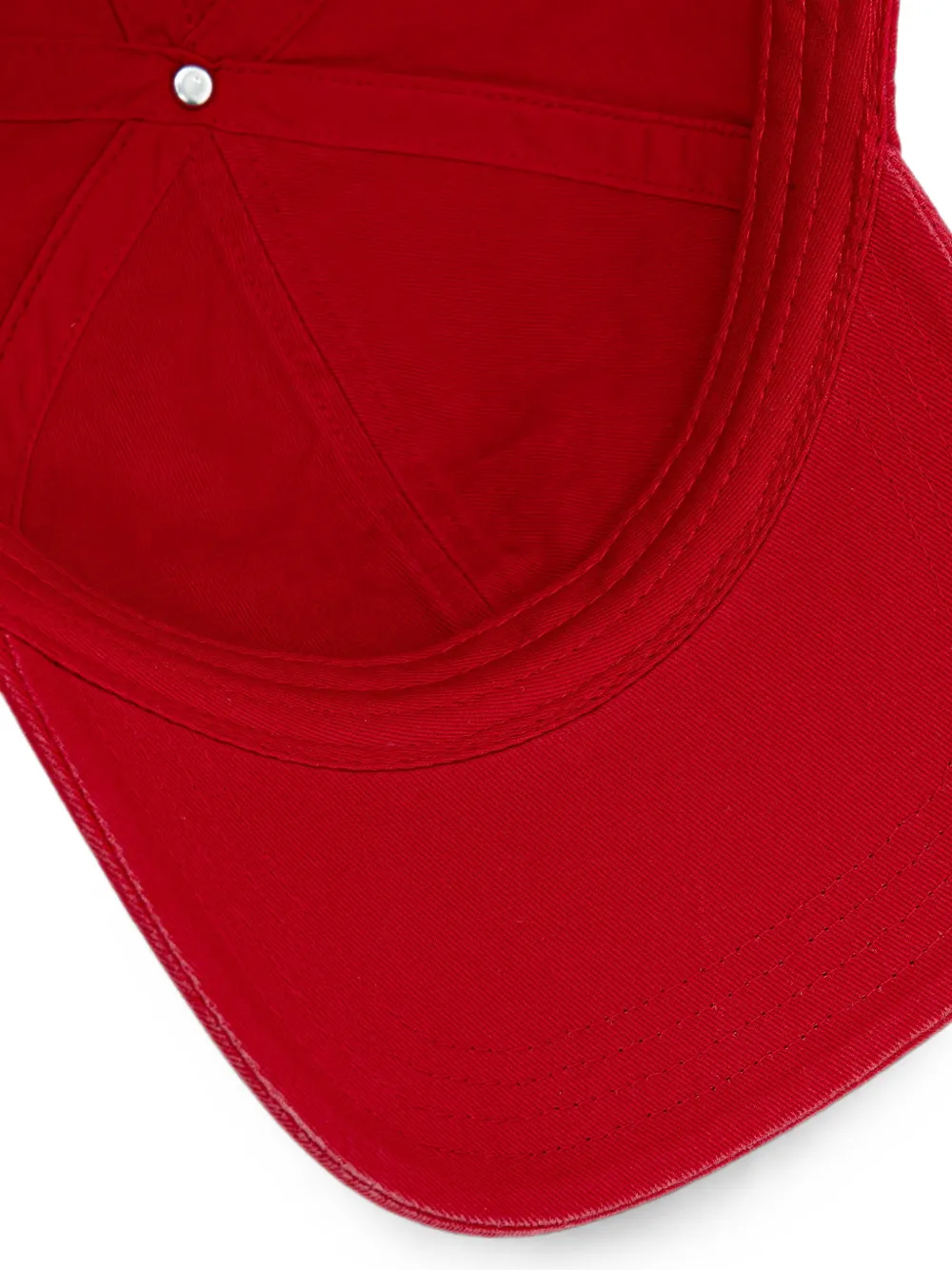 Drôle De Monsieur Original Drole honkbalpet met geborduurd logo Rood