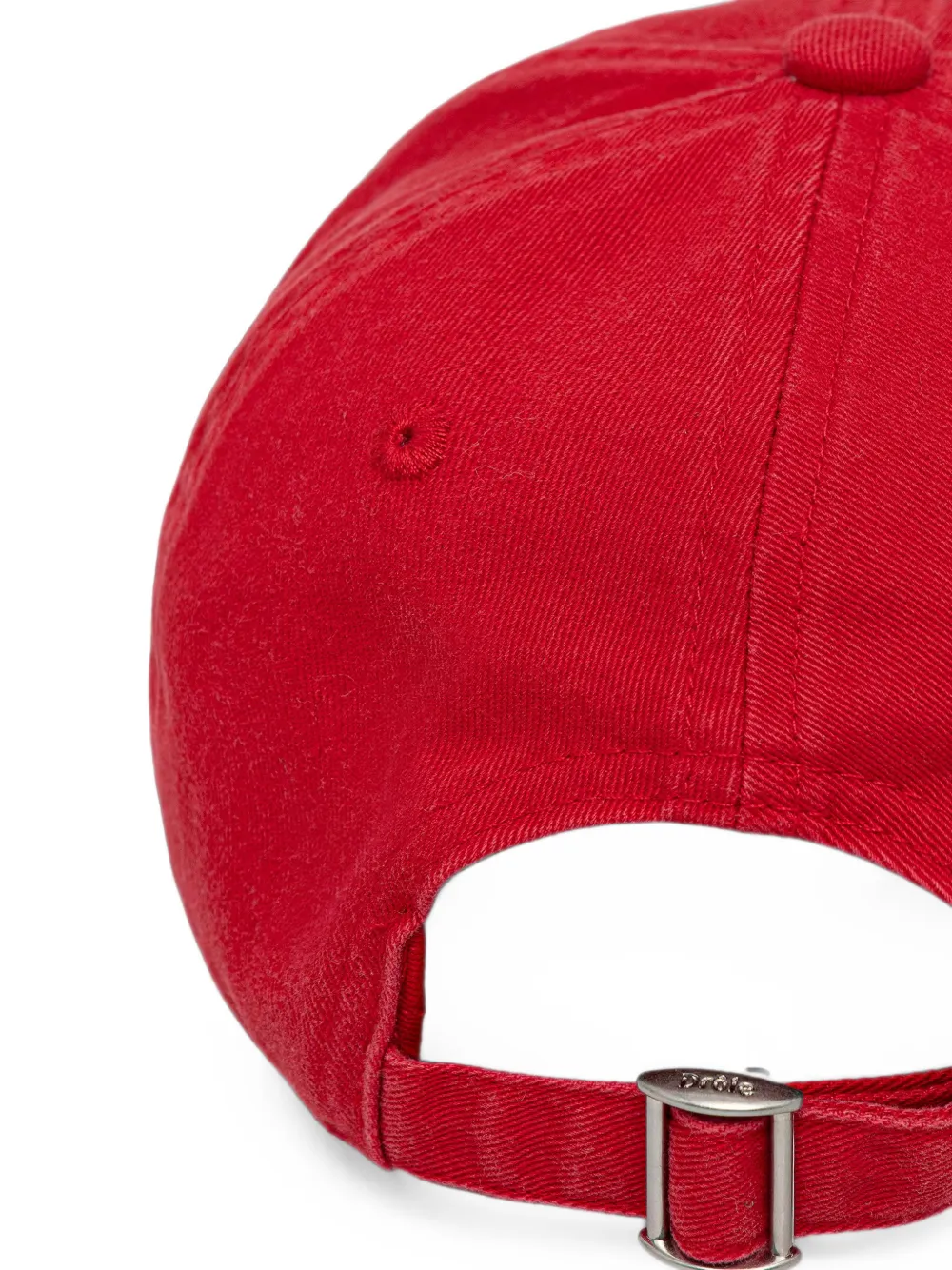 Drôle De Monsieur Original Drole honkbalpet met geborduurd logo Rood