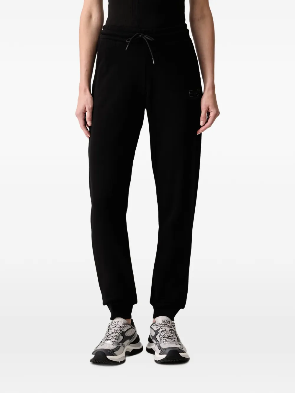 Ea7 Emporio Armani logo-print track suit Zwart