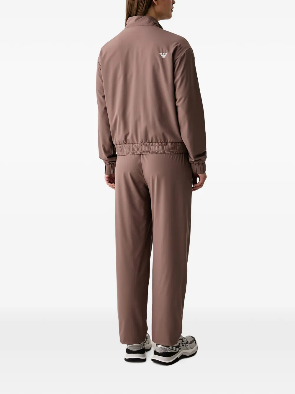 Ea7 Emporio Armani Trainingspak met logoprint Bruin