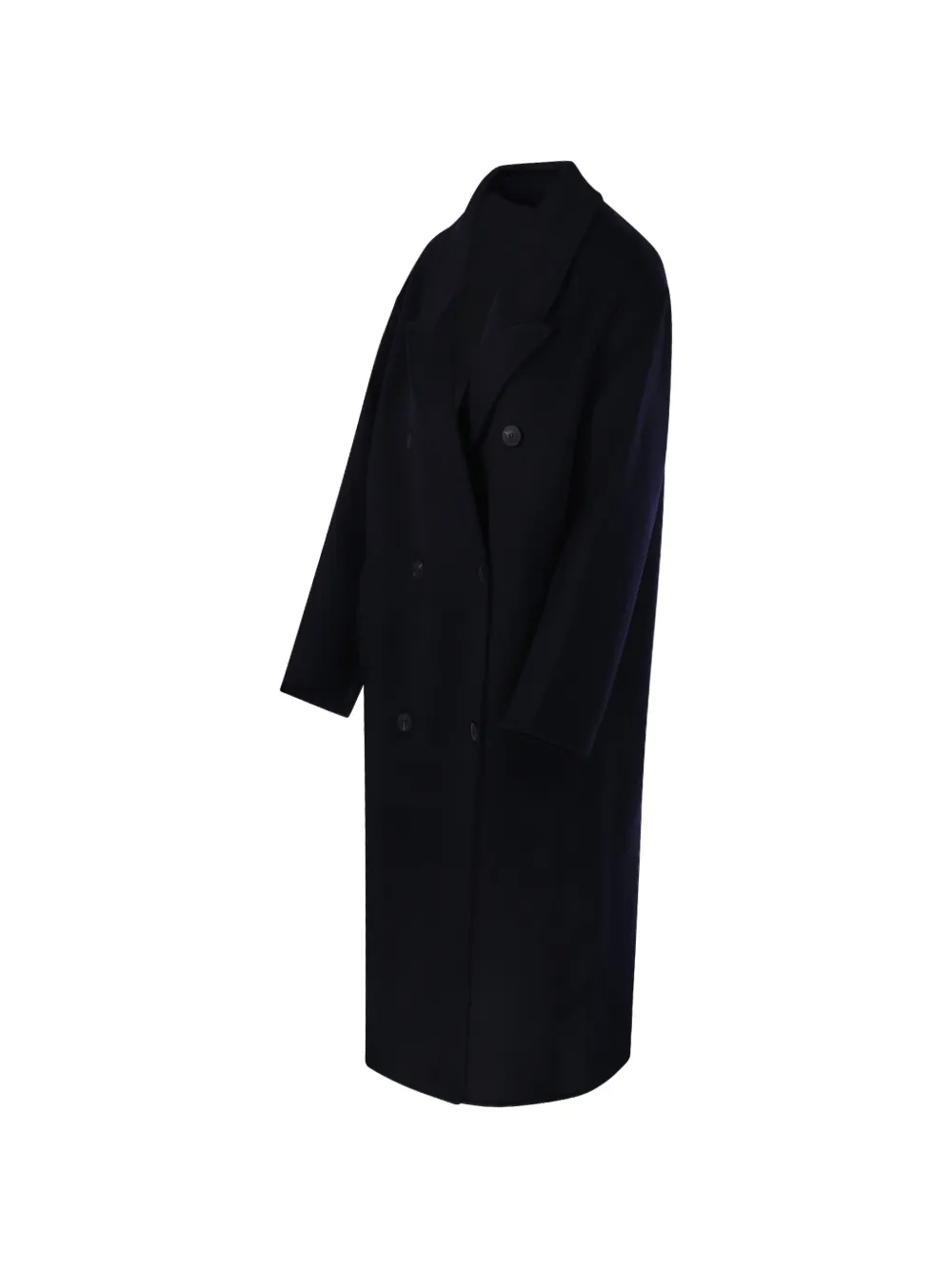 The Dynamis Studio Double-breasted Coat In Blue