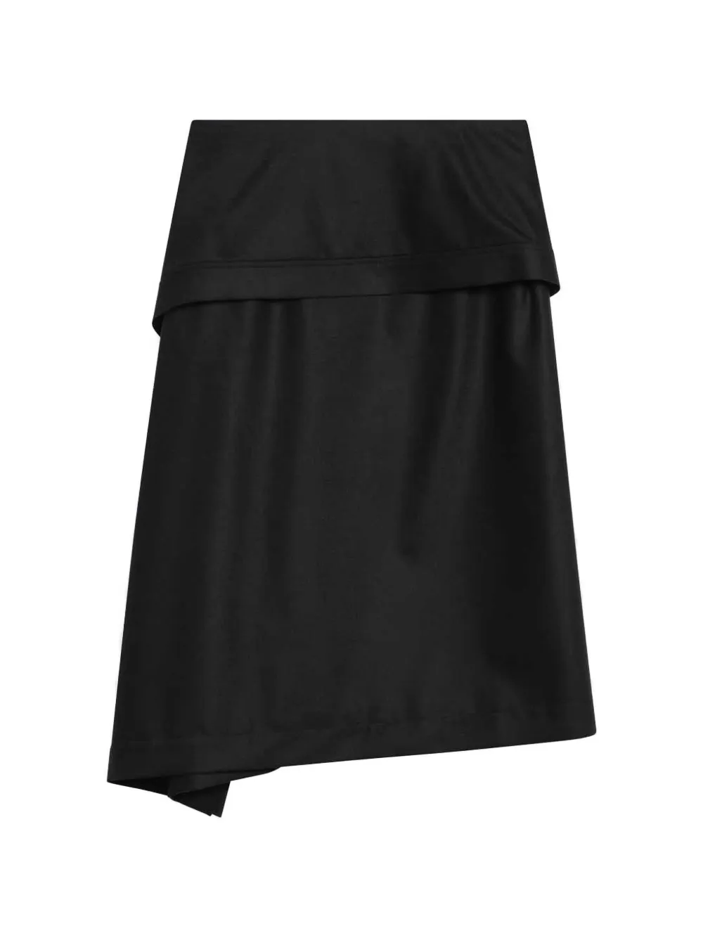 Ferragamo Asymmetrische midi-rok Zwart