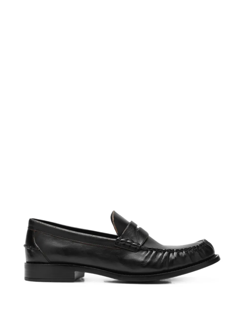 Prada leather loafers - Nero