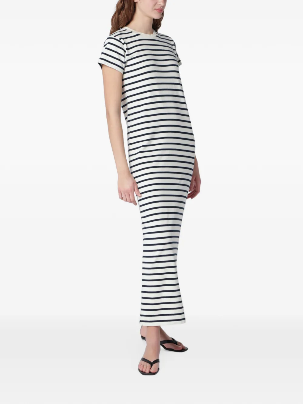 ANINE BING Wynne dress stripe - Toni neutri