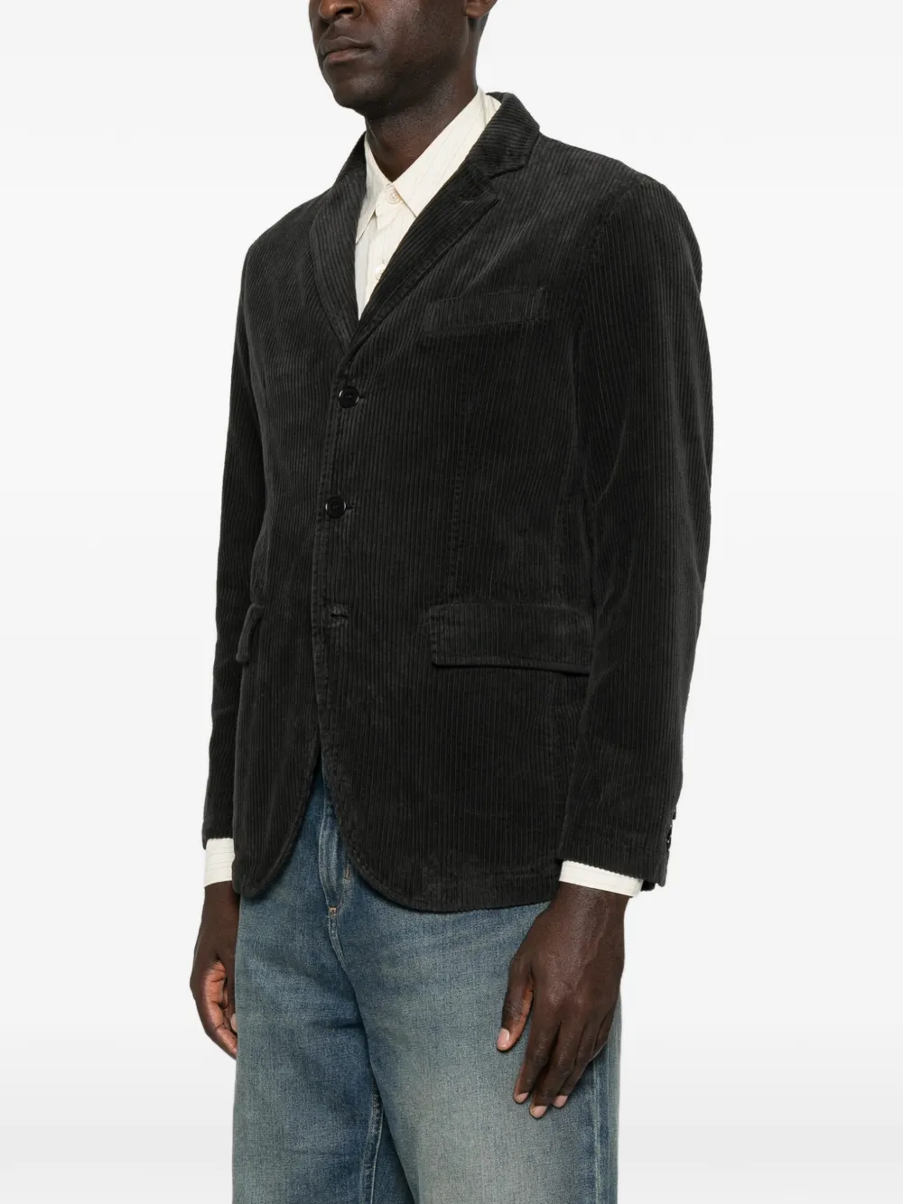 ASPESI Kuki corduroy blazer Grijs