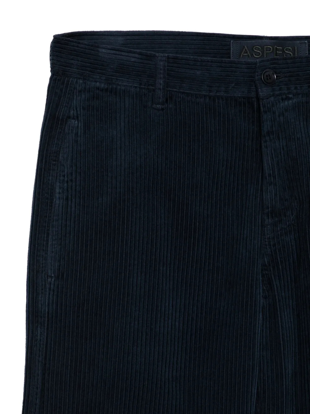 ASPESI Funzionale ribfluwelen broek Blauw
