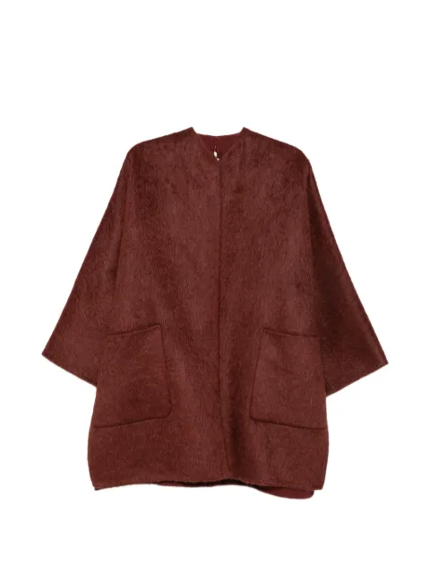 Max Mara brushed-finish oversized coat
