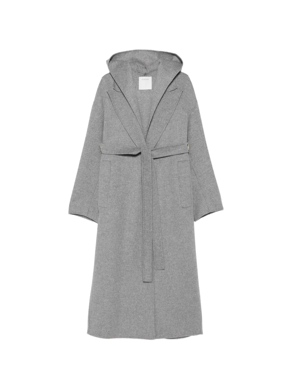 Sportmax hooded belted coat