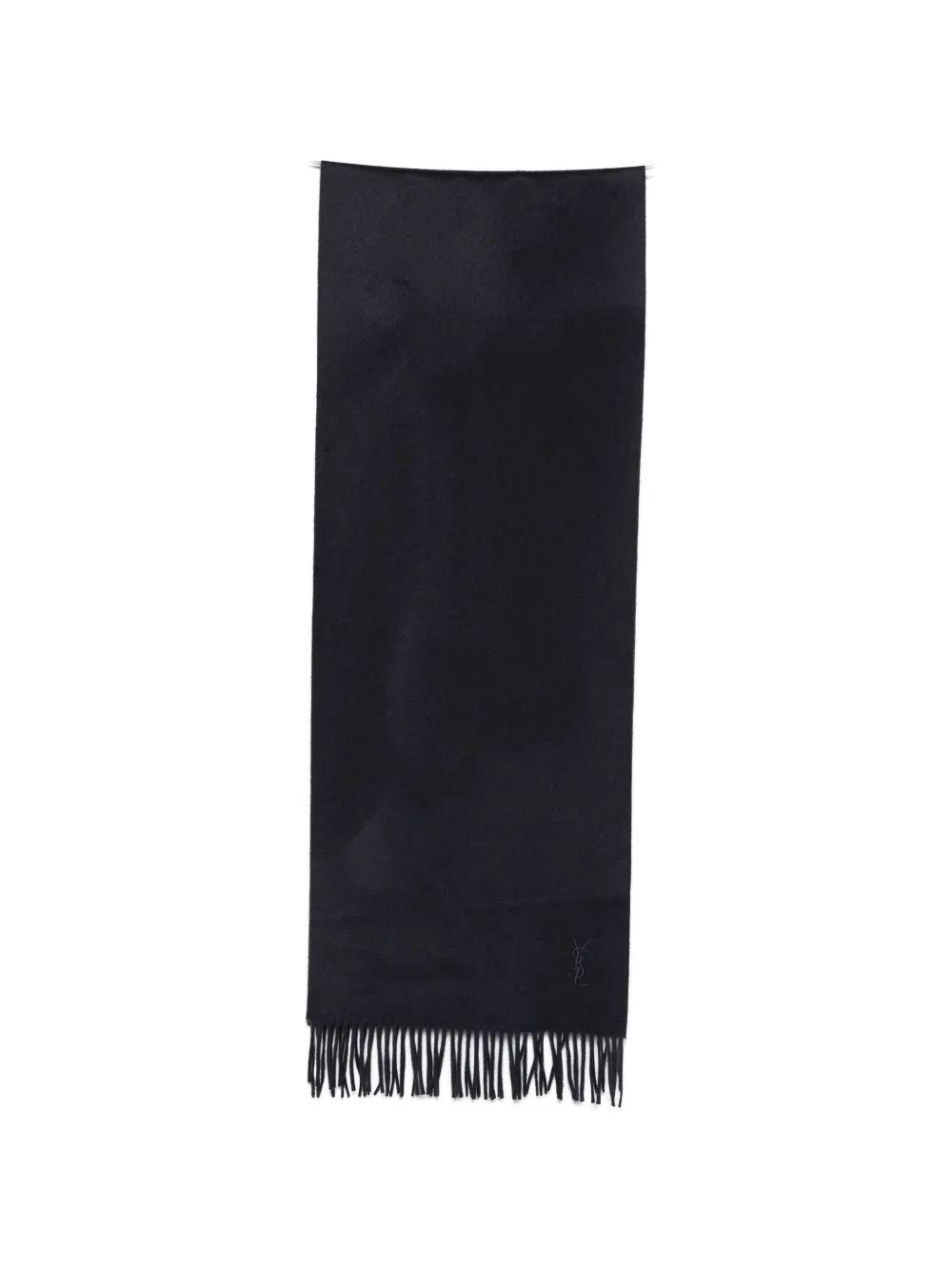 Saint Laurent Cassandre fringed scarf