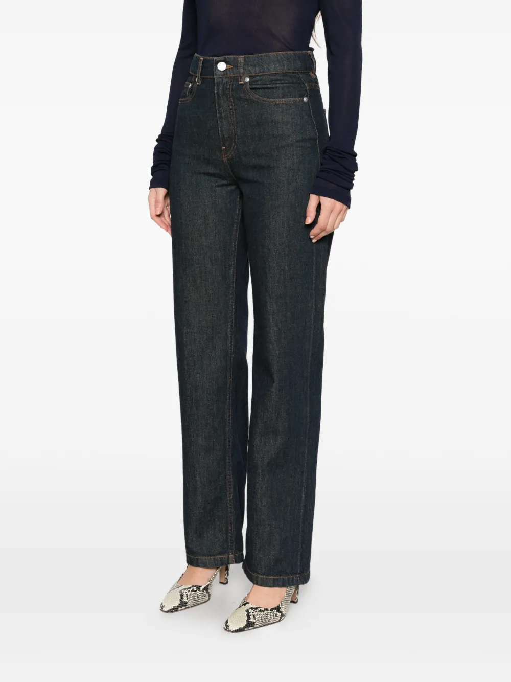 JOSEPH Chams straight jeans Blauw