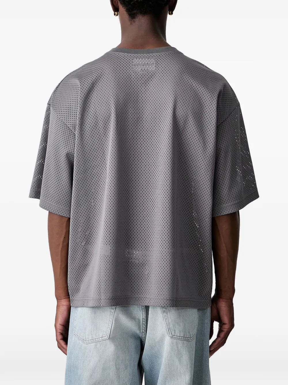 Neighborhood T-shirt met logopatch Grijs