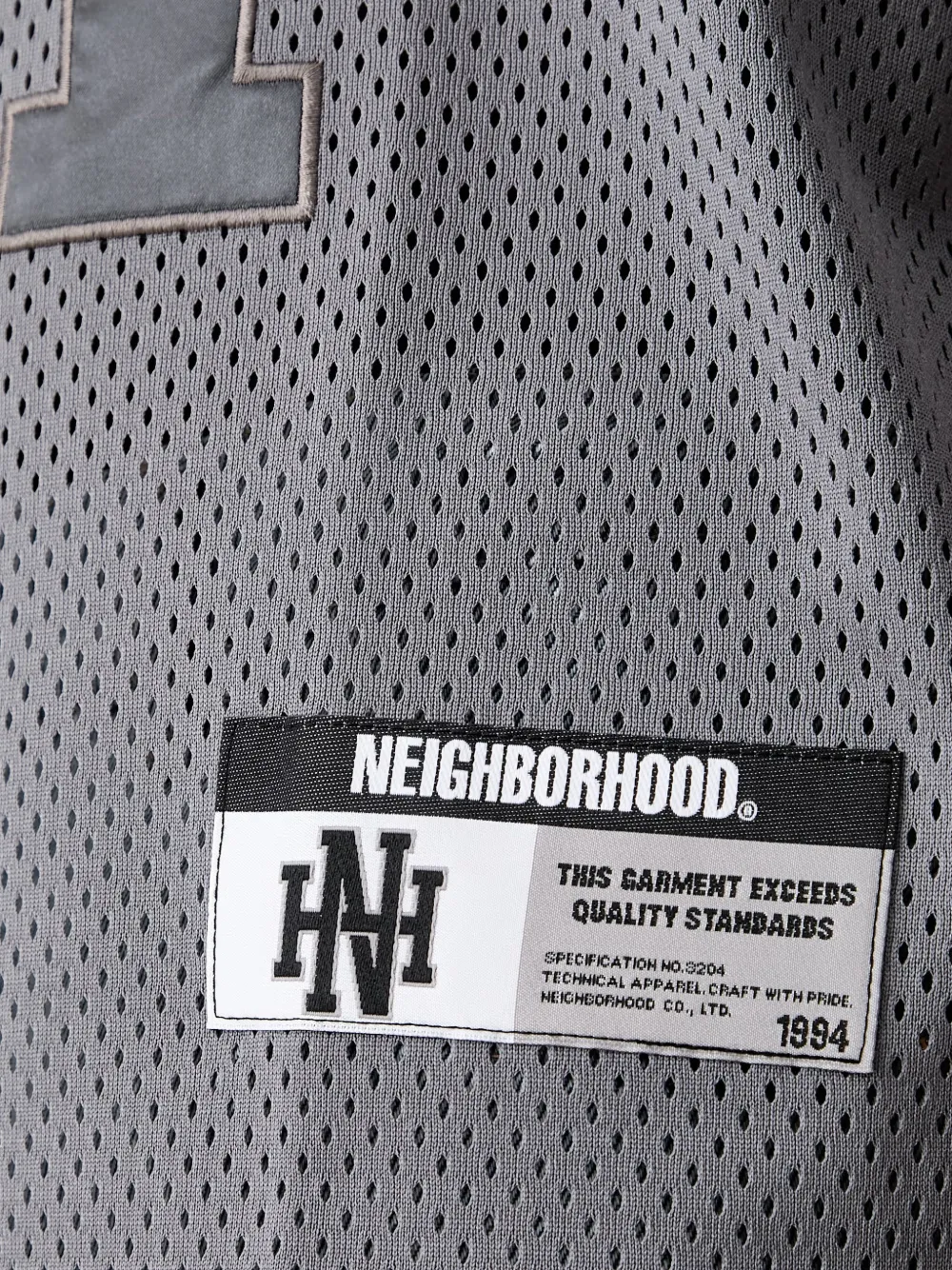 Neighborhood T-shirt met logopatch Grijs