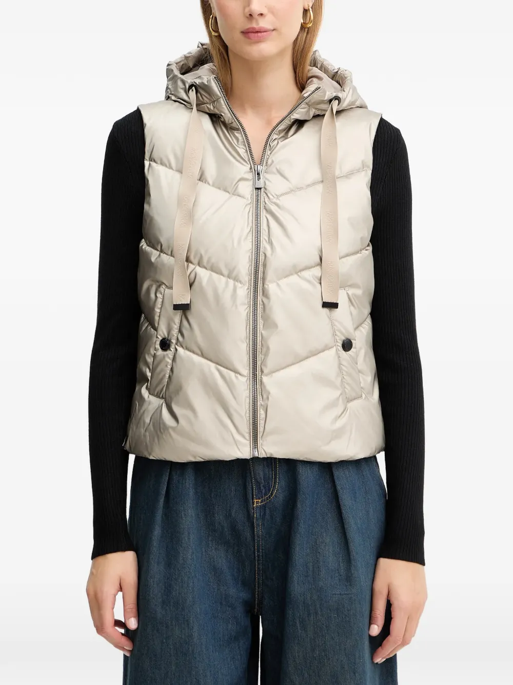 Morgan gilet à design matelassé Morgan gilet à design matelassé