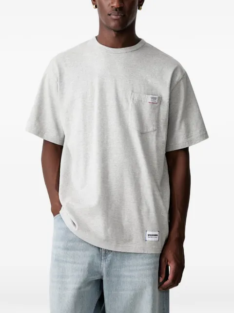 Neighborhood logo-patch pocket T-shirt