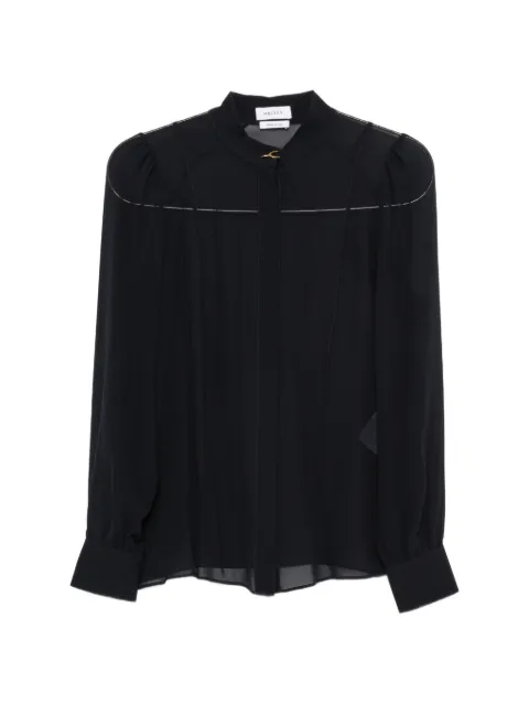 Alexander McQueen sheer-sleeve shirt