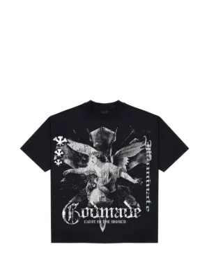 Mixed Emotion End ラインストーン Tシャツ | ブラック | FARFETCH JP