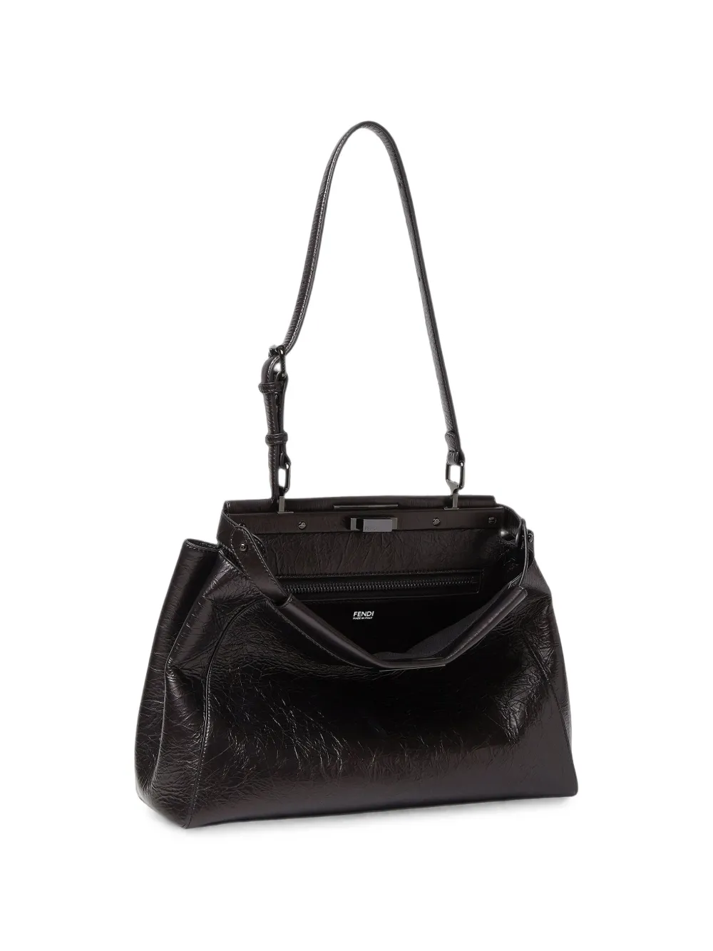 FENDI medium Peekaboo shoulder bag Zwart