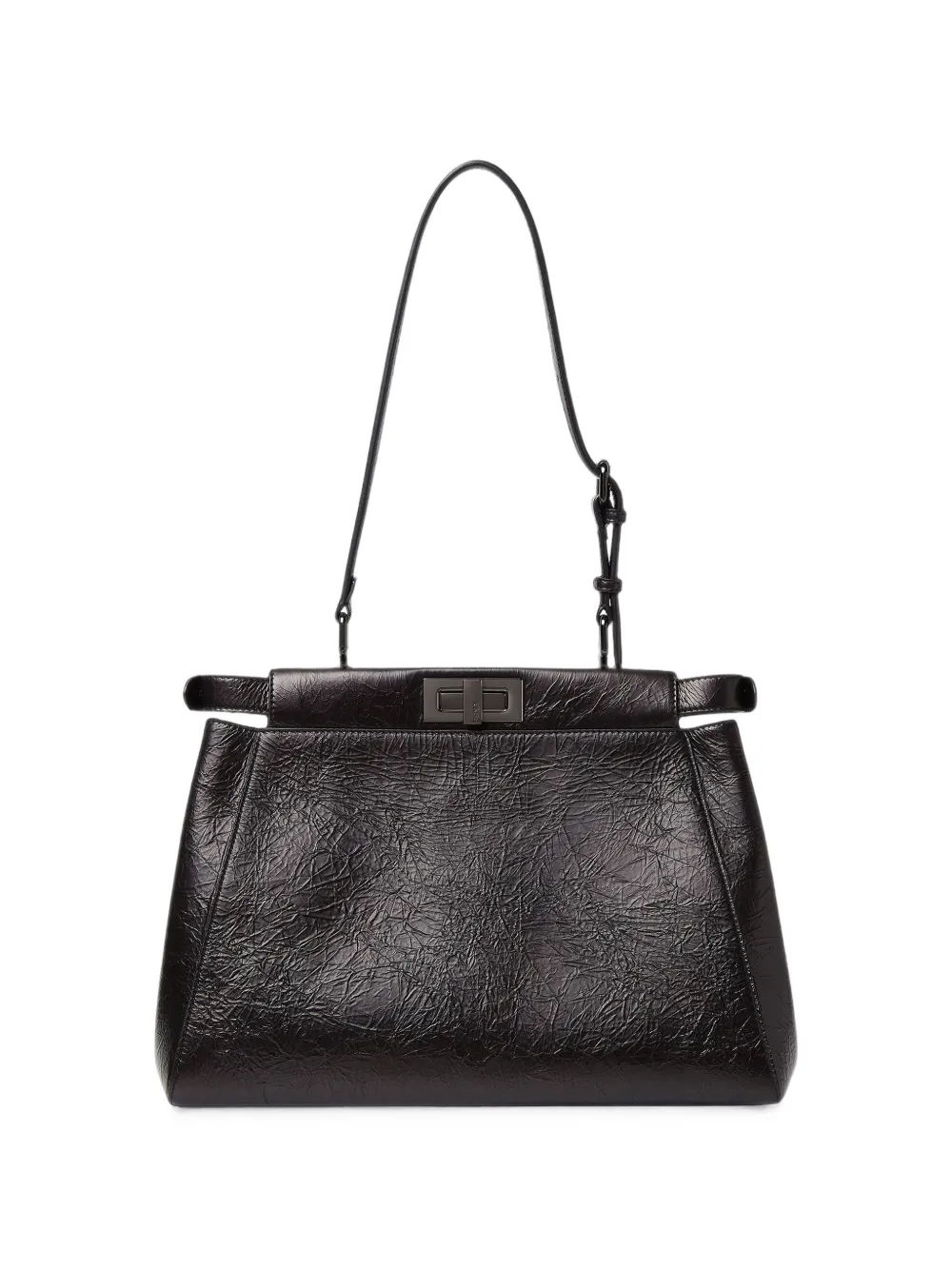 FENDI medium Peekaboo shoulder bag Zwart