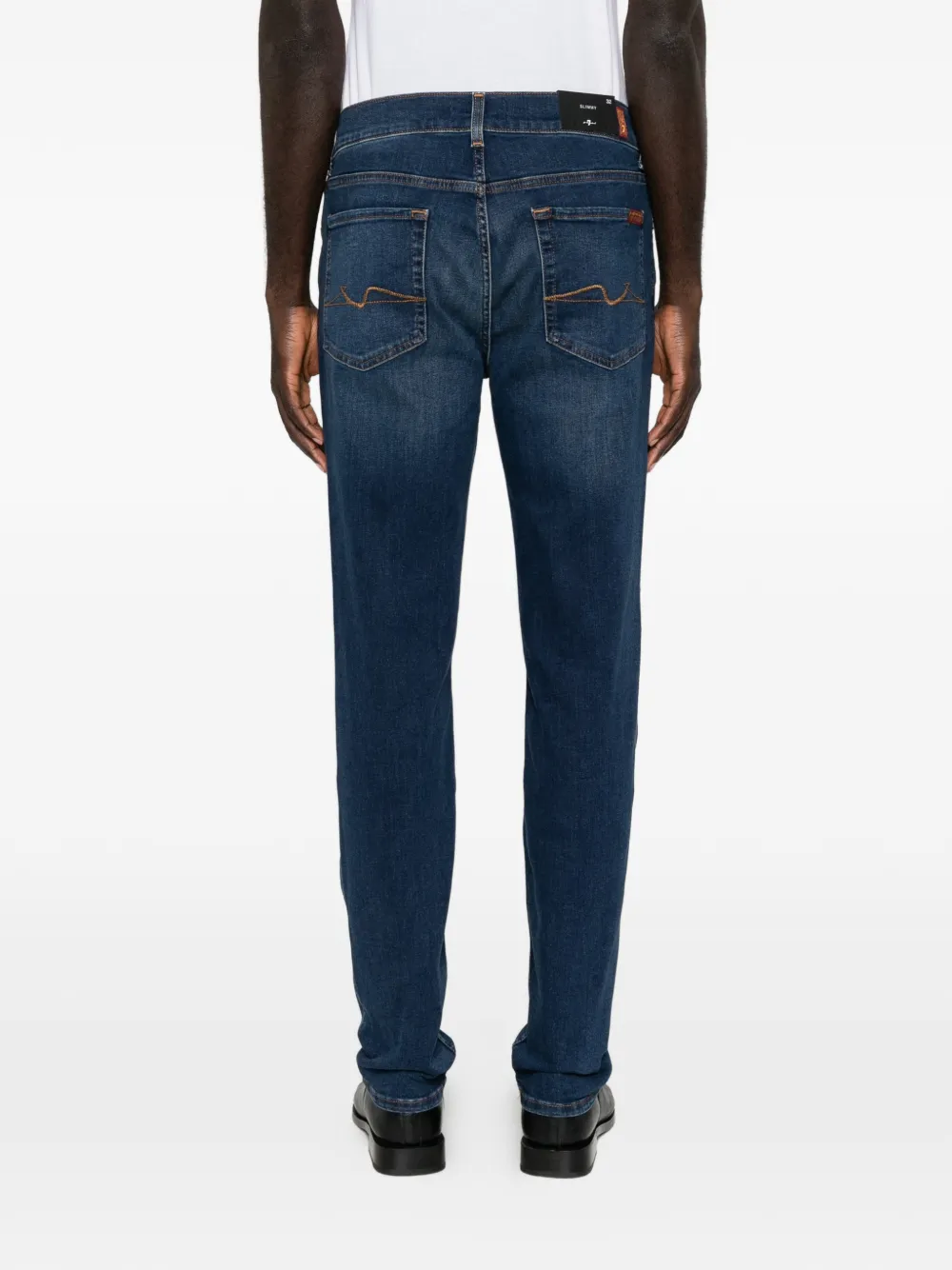 7 For All Mankind Straight jeans Blauw