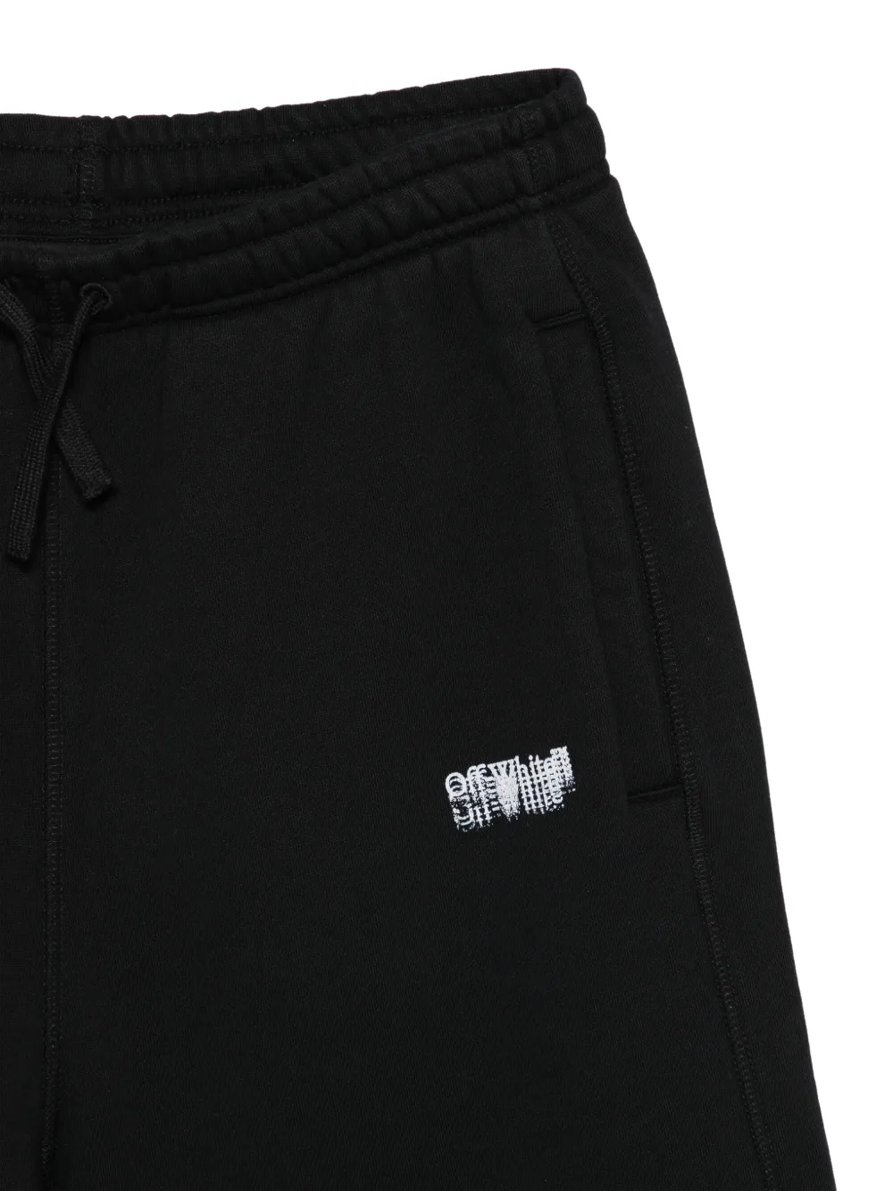 Off-White Kids Shorts met logoprint Zwart