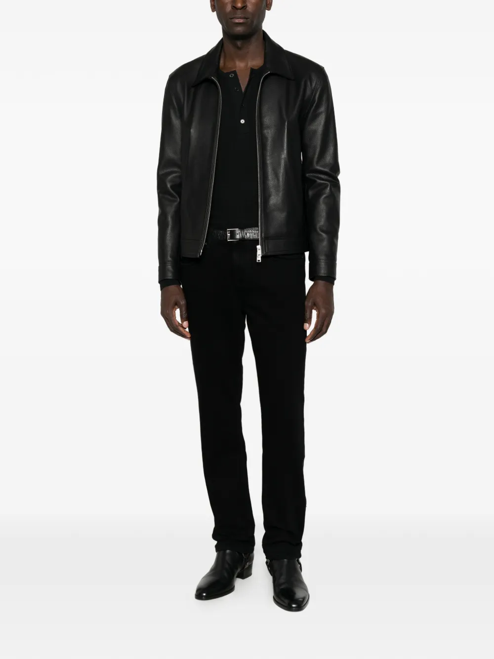 7 For All Mankind straight-leg jeans Zwart