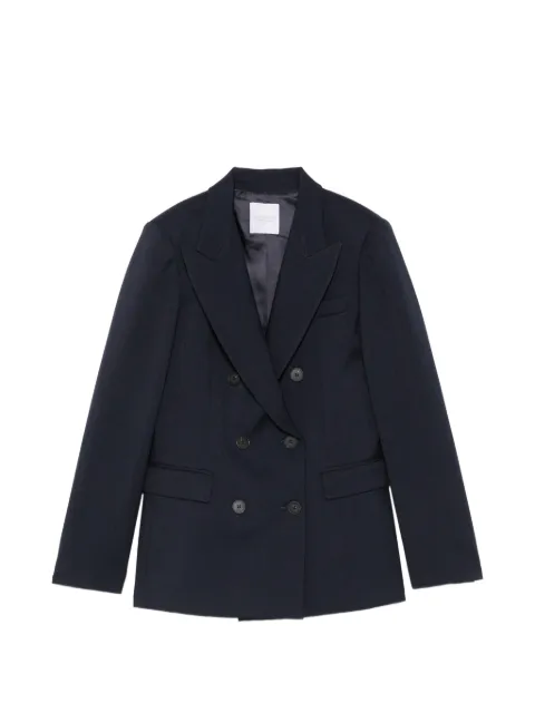 Cenere GB double-breasted peak-lapel blazer